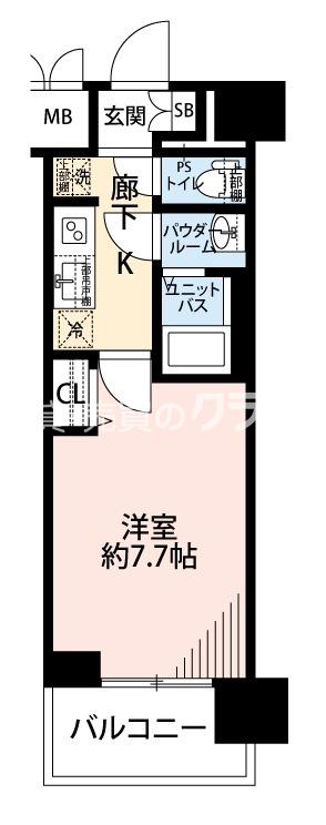 三軒家東の完工年月(2024年6月)築の賃貸マンションの間取り