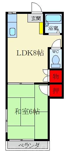 メーベルハイツの間取り
