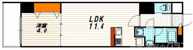 アスヴェル京都東堀川の間取り