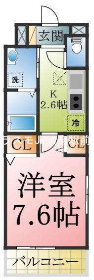 ルポ舞子弐番館の間取り