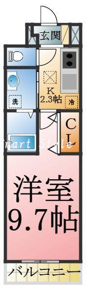 ルポ舞子弐番館の間取り