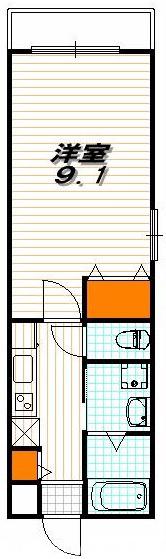御所西室町サンハイツの間取り