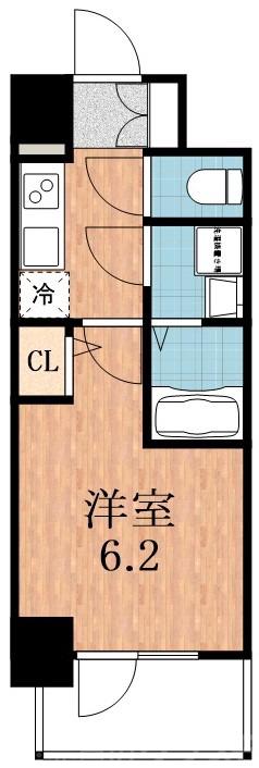 南住吉の完工年月(2024年9月)築の賃貸マンションの間取り