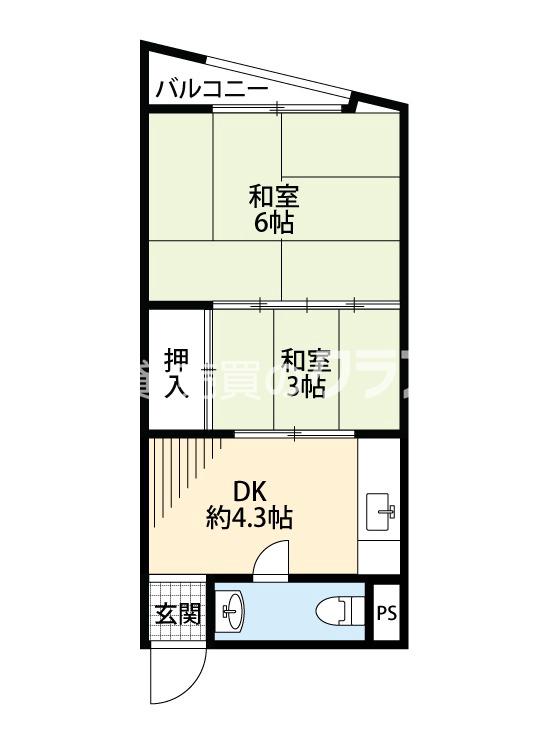 ヴィラ大正の間取り