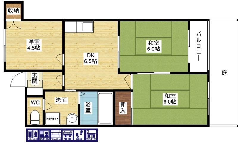 ダフゴ第3マンションの間取り