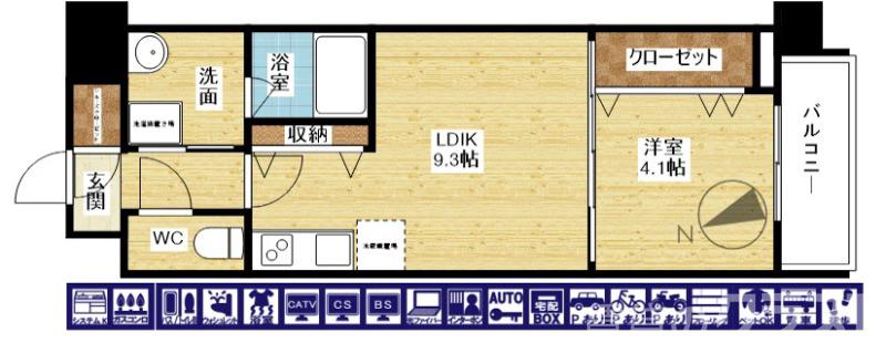 スプランディッドⅧの間取り