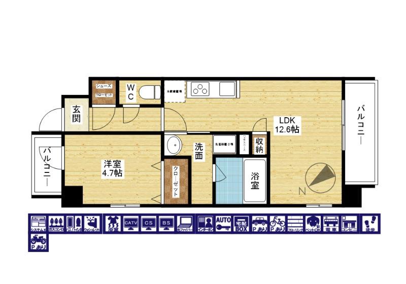 スプランディッドⅧの間取り