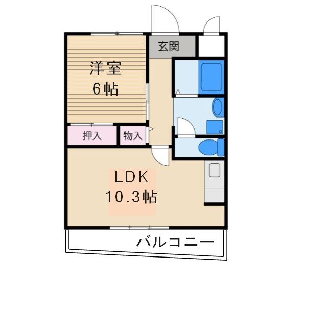豊栄マンションの間取り