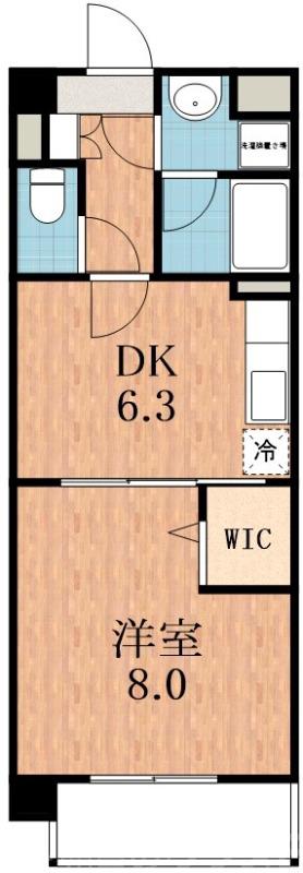 瓜破西の完工年月(2008年4月)築の賃貸マンションの間取り