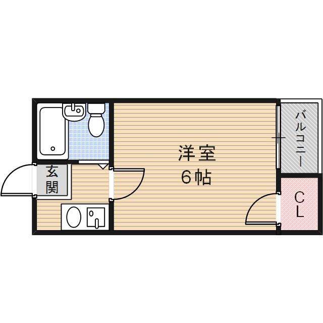 メビウス寝屋川レジデンスWestの間取り