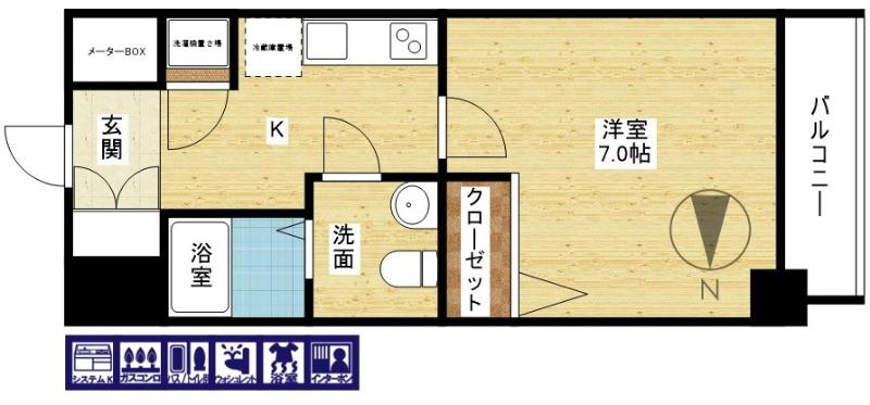 ラナップスクエア新大阪の間取り