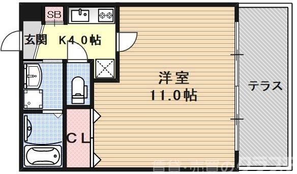 Bellezza白梅町(ベレーザ白梅町)の間取り