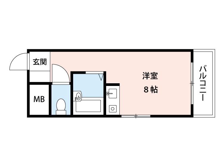 岸部中の完工年月(1994年3月)築の賃貸マンションの間取り