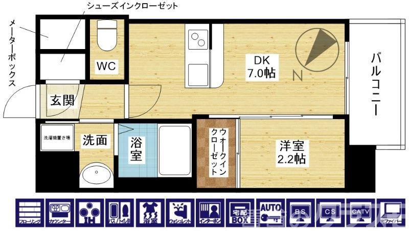 セレニテ十三ミラクの間取り