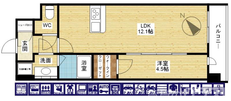 スプランディッド新大阪VIIの間取り