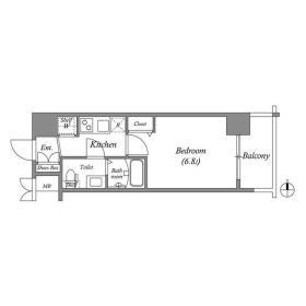 南吹田の完工年月（2024年10月）築の賃貸マンションの間取り