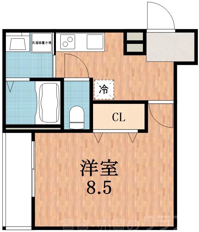 西住之江の完工年月(2024年12月)築の賃貸アパートの間取り