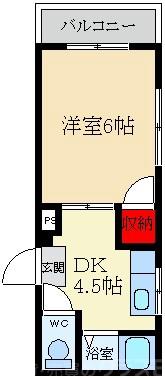 第一前田ハイムの間取り