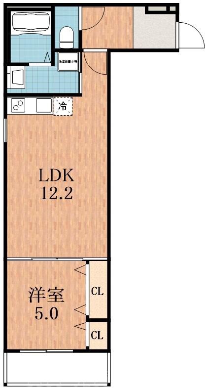 遠里小野の完工年月(2025年1月)築の賃貸アパートの間取り
