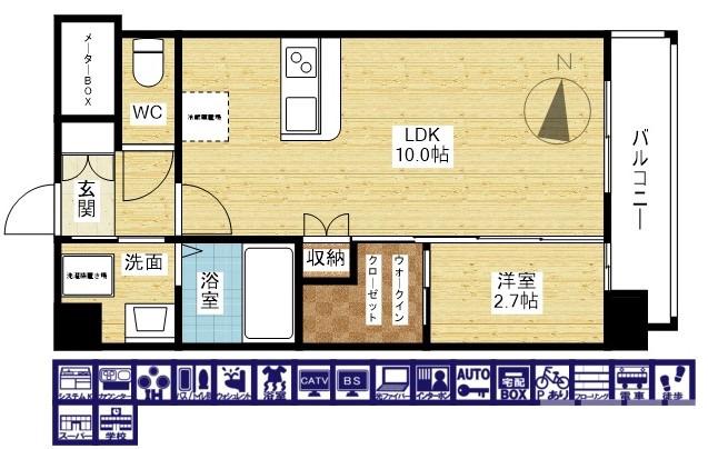 セレニテ東三国ミラクの間取り