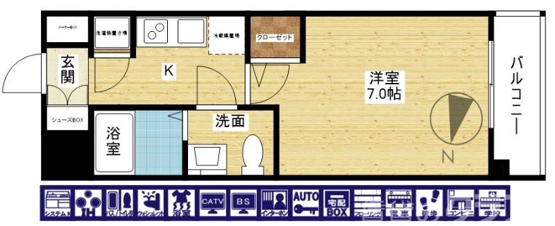 セレニテ東三国ミラクの間取り