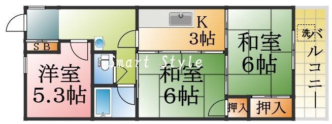 グレイスハイツ大谷の間取り