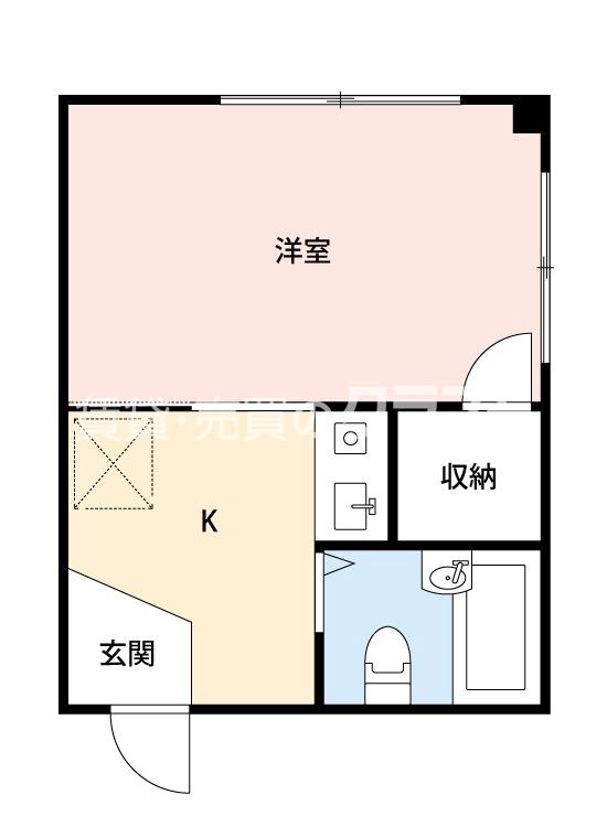 プチメゾン大正橋の間取り