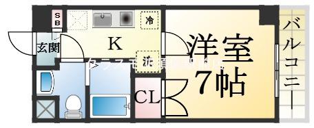スカイヒル名谷の間取り