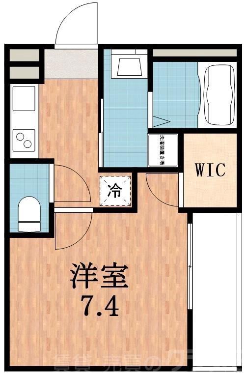 西脇の完工年月(2018年10月)築の賃貸アパートの間取り