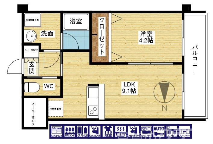 プレジオ御幣島の間取り