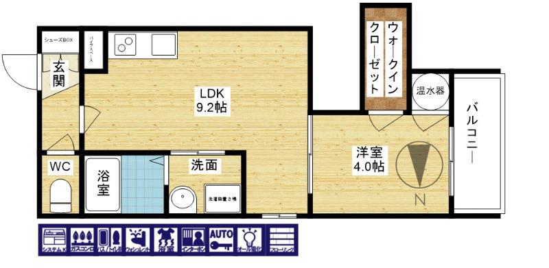 GRANDIR姫島の間取り