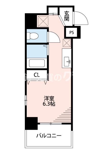 エルミタージュ難波南Ⅴの間取り
