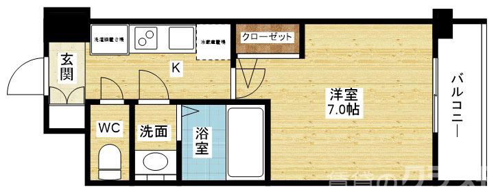 セレニテ新大阪プリエの間取り