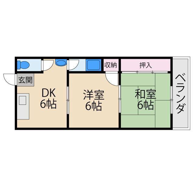 エスポワール上神田の間取り