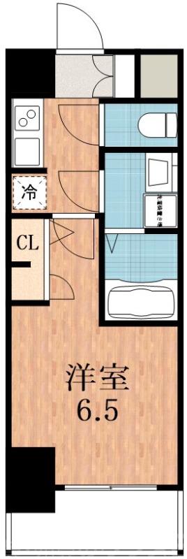 長居東の完工年月(2024年12月)築の賃貸マンションの間取り
