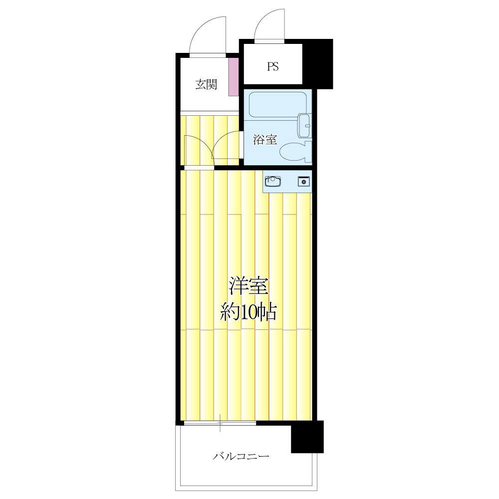 川園町の完工年月(1993年2月)築の賃貸マンションの間取り