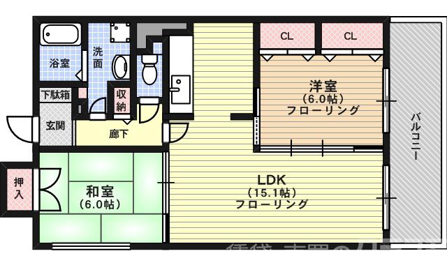 メゾン油小路の間取り