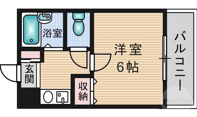 香露園の完工年月(1997年3月)築の賃貸アパートの間取り