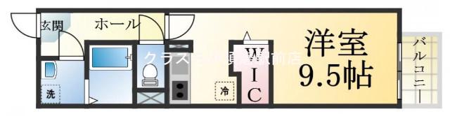 メゾンドアヴニール星ヶ丘の間取り