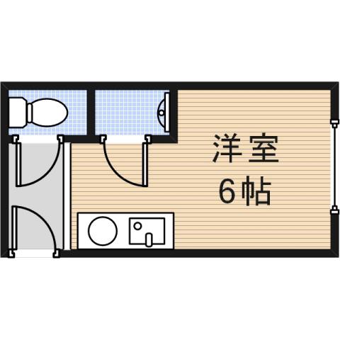 やなぎやマンションの間取り