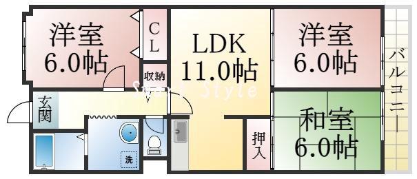 パールヒル清水が丘の間取り