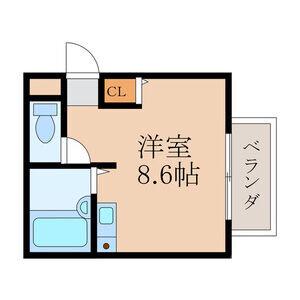 泉町の完工年月(1998年2月)築の賃貸マンションの間取り
