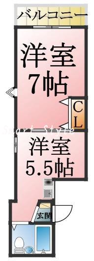 GYM清水が丘の間取り