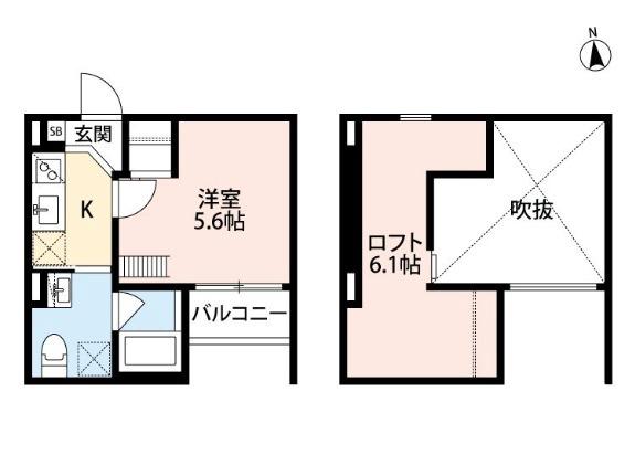 長曽根町の完工年月(2016年9月)築の賃貸アパートの間取り
