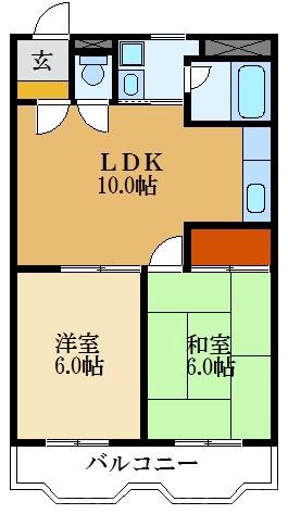 ウエストストリームの間取り