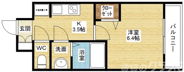 プレサンス新大阪ジェイズの間取り