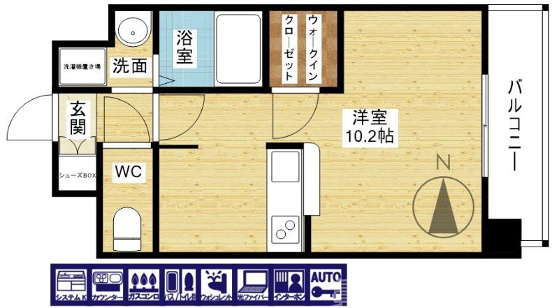 ララプレイス新大阪シエスタの間取り