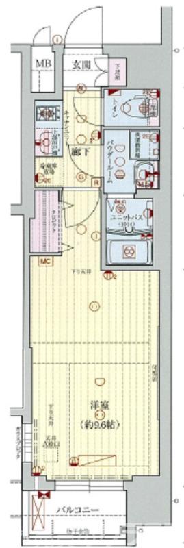プレサンス京都洛南の間取り