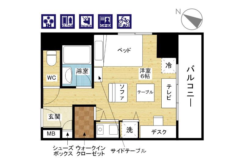 ラ・メール北大阪の間取り