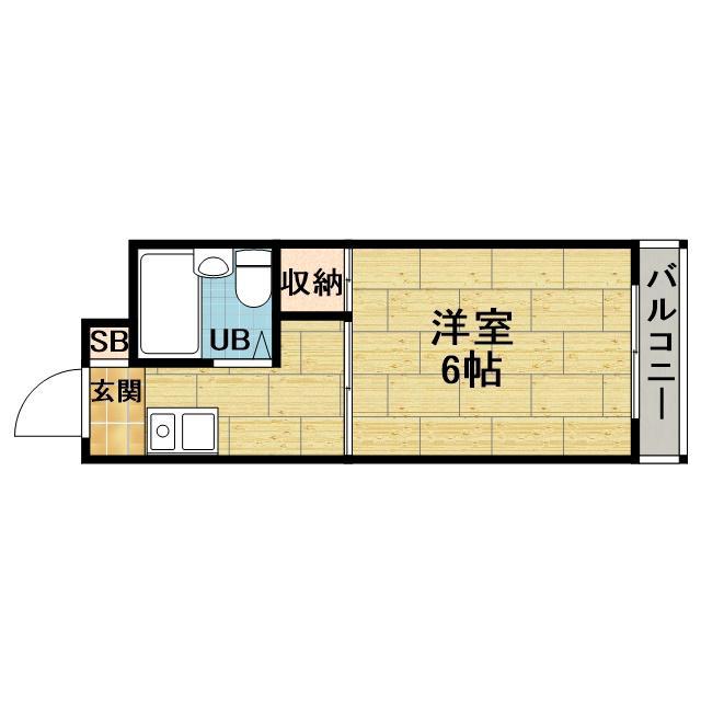 蔵垣内の完工年月(1985年4月)築の賃貸マンションの間取り